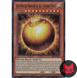 Yugioh The Winged Dragon of Ra - Sphere Mode CIBR-ENSE2 Super Rare Limited NM - Image 1