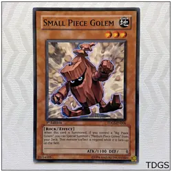 Small Piece Golem - TDGS-EN006 - Common 1st Edition Yugioh - Image 1