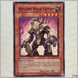 Medium Piece Golem - TDGS-EN007 - Common Unlimited Yugioh - Image 1