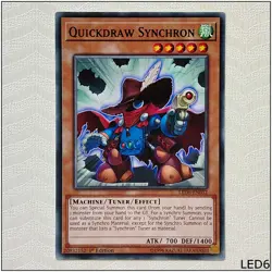Quickdraw Synchron - LED6-EN032 - Common 1st Edition Yugioh - Image 1