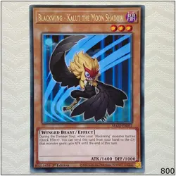 Blackwing - Kalut the Moon Shadow - MAZE-EN037 - Rare 1st Edition Yugioh - Image 1