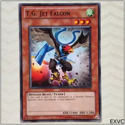 T.G. Jet Falcon - EXVC-EN018 - Common Unlimited Yugioh - Image 1