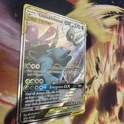 Pokemon 2019 Sun & Moon Celebi & Venusaur GX Black Star Promos #SM167 - Image 4