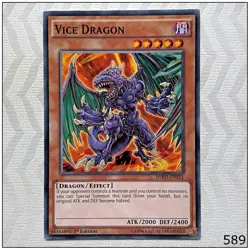 Vice Dragon - HSRD-EN021 - Common 1st Edition Yugioh - Image 1