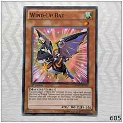 Wind-Up Bat - PHSW-EN025 - Common 1st Edition Yugioh - Image 1