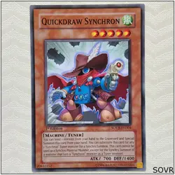 Quickdraw Synchron - SOVR-EN004 - Common 1st Edition Yugioh - Image 1