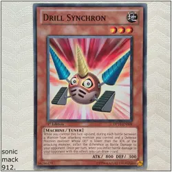 Drill Synchron - DP10-EN004 - Common 1st Edition Yugioh - Image 1