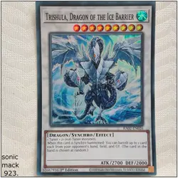 Trishula, Dragon of the Ice Barrier - RA02-EN026 - 1st Edition Yugioh - Image 1
