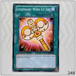 Legendary Wind-Up Key - GENF-EN053 - Common 1st Edition Yugioh - Image 1