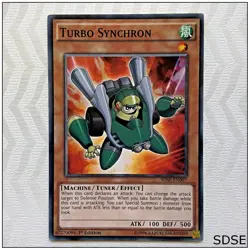 Turbo Synchron - SDSE-EN007 - Common 1st Edition Yugioh - Image 1