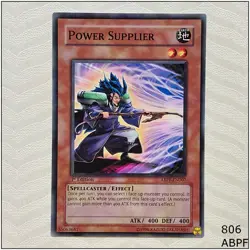 Power Supplier - ABPF-EN007 - Common 1st Edition Yugioh - Image 1