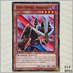 Twin-Sword Marauder - BP01-EN207 - Common 1st Edition Yugioh - Image 1
