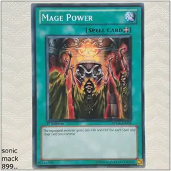 Mage Power - SDDL-EN024 - Common 1st Edition Yugioh - Image 1