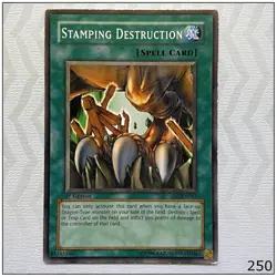 Stamping Destruction - SD1-EN017 - Common 1st Edition Yugioh - Image 1