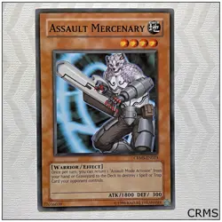 Assault Mercenary - CRMS-EN023 - Common Unlimited Yugioh - Image 1