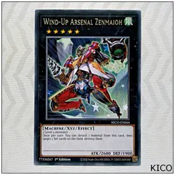 Wind-Up Arsenal Zenmaioh - KICO-EN044 - Rare 1st Edition Yugioh - Image 1