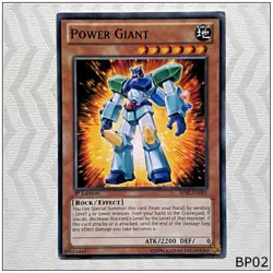 Power Giant - BP02-EN091 - Common 1st Edition Yugioh - Image 1