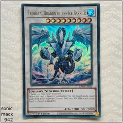 Trishula, Dragon of the Ice Barrier - RA02-EN026 - 1st Edition Yugioh - Image 1