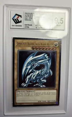 Yu-Gi-Oh - DRAGON BLANC AUX YEUX BLEUS - OP28-FR001 - Ultimate Gradee 9.5 Mint+ - Image 5