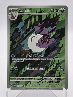 Arbok 176/162 Illustration Rare Sv: Temporal Forces Pokemon TCG - Image 1
