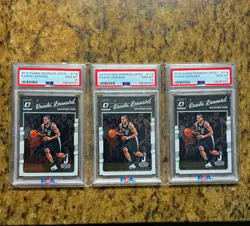 KAWHI LEONARD Panini 2016-17 Donruss Optic #116 PSA GEM MINT 10 Lot (3) SPURS - Image 1