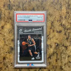 KAWHI LEONARD Panini 2016-17 Donruss Optic #116 PSA GEM MINT 10 Lot (3) SPURS - Image 4