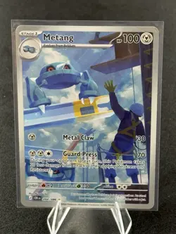 Pokemon TCG Chaos Rising Metang Illustration Rare 094/086 - Image 1