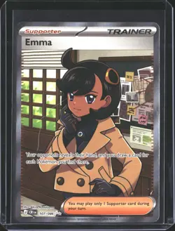 Emma 107/086 Ultra Rare ME04: Chaos Rising Pokemon NM/M - Image 1