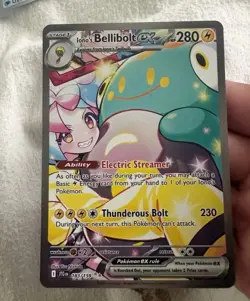 Pokemon TCG Journey Together Ionos Bellibolt EX Card 183/159 Sir - Image 1