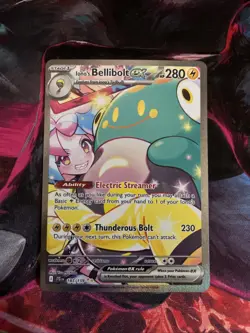 Pokemon TCG Journey Together Ionos Bellibolt EX Card 183/159 Sir - Image 1
