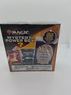 NEW! Magic MYSTERY POWER BOX 4 Booster Packs, 2 Promos, 1 Collector Booster 🔥🔥 728192541452 - Image 1