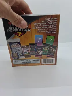 NEW! Magic MYSTERY POWER BOX 4 Booster Packs, 2 Promos, 1 Collector Booster 🔥🔥 728192541452 - Image 3