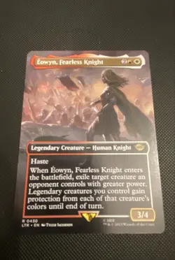 Eowyn, Fearless Knight (Borderless) Universes Beyond: the Lord of the Rings MTG - Image 1