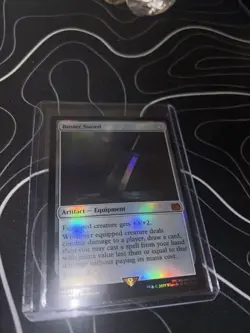 Magic: The Gathering Buster Sword Foil Artifact Equipment Card 2025 Set 025 - Image 2