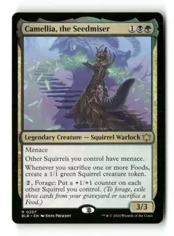 Camellia, the Seedmiser Bloomburrow Rare 207 Magic - Image 1