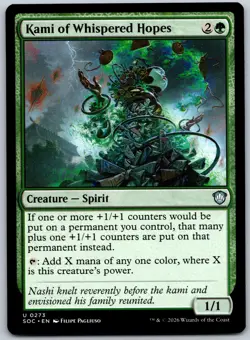 Kami of Whispered Hopes U Commander: Secrets of Strixhaven 273 NM - Image 1