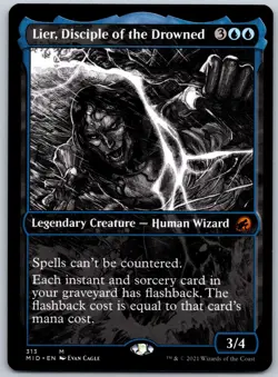Lier, Disciple of the Drowned (Showcase) M Innistrad: Midnight Hunt 313 NM - Image 1