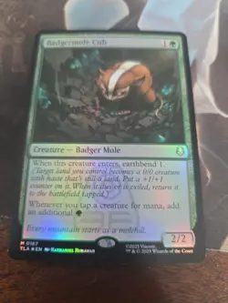 MTG Foil Badgermole Cub Avatar LP - Image 1