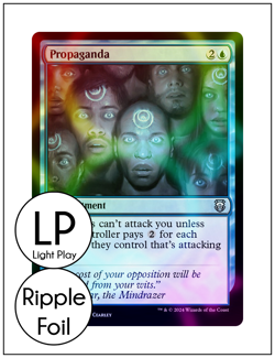Propaganda, Ripple Foil, Modern Horizons 3, Magic MTG LP Light Play - Image 1