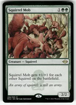Squirrel Mob 286 Rare Modern Horizons 2 Magic: The Gathering Near Mint - Image 1