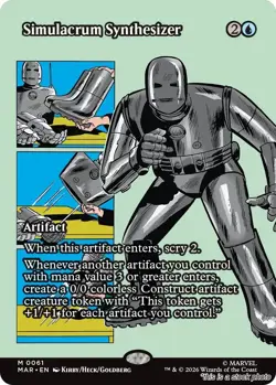 Simulacrum Synthesizer (Borderless) [MAR - 61] Foil NM - Image 1