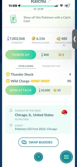 Pokemon Go Shiny Raichu - Image 2