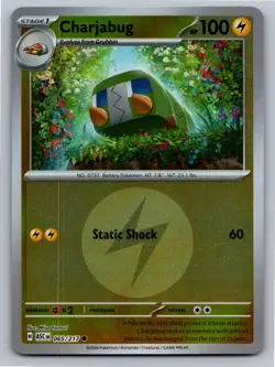 Charjabug (Energy Symbol) 065/217 Ascended Heroes Pokemon Reverse Holo NM - Image 1