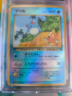 Pokemon Karte Card Marill Southern Island Reverse japanese Holo CGC 8.5 - Image 3