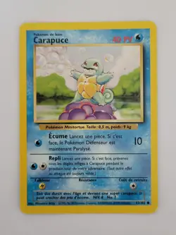 CARTE POKEMON - CARAPUCE 63/102 - SET de BASE - WIZARDS (FR) - Image 1