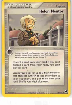 Holon Mentor 75/101 Uncommon Dragon Frontiers Pokemon MP - Image 1