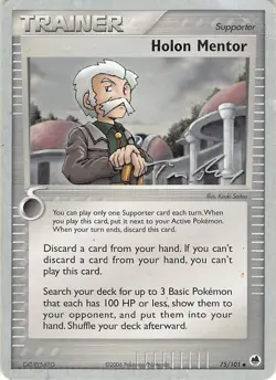 Holon Mentor 75/101 Uncommon World Championship Decks Pokemon HP Saitou - Image 1