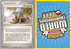 Castaway 72/100 Uncommon World Championship Decks Pokemon MP - Image 3