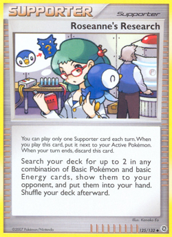 Roseanne's Research 125/132 Uncommon Secret Wonders Pokemon MP - Image 1