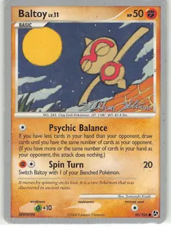 Baltoy 60/106 Common World Championship Decks Pokemon HP Kizuki - Image 1